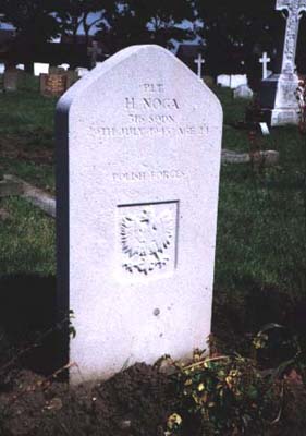 Pilot's headstone